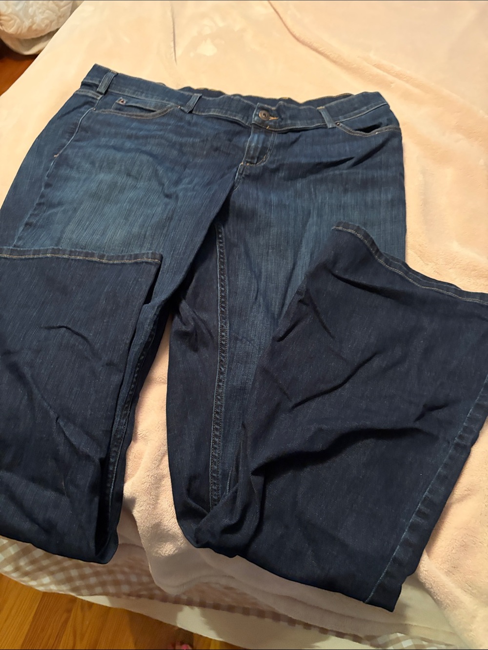 Classic Dark Blue Women's Jeans-Duluth 18 x33